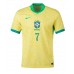 Brasilien Vinicius Junior #7 Replik Heimtrikot Copa America 2024 Kurzarm